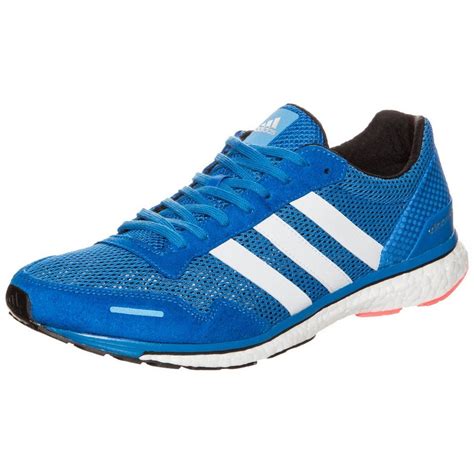 adidas adizero adios 4 m herren laufschuhe blau weiß